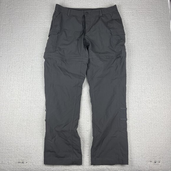 The North Face Pants Womens 10 Grey  2.0 Convertible Cargo Hiking NF0A2UMJ - Picture 1 of 14